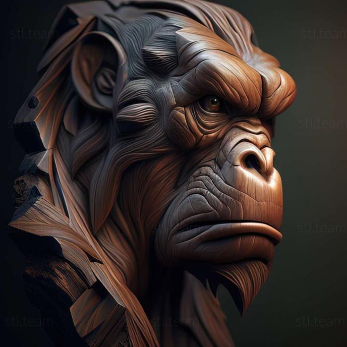 3D model ape (STL)